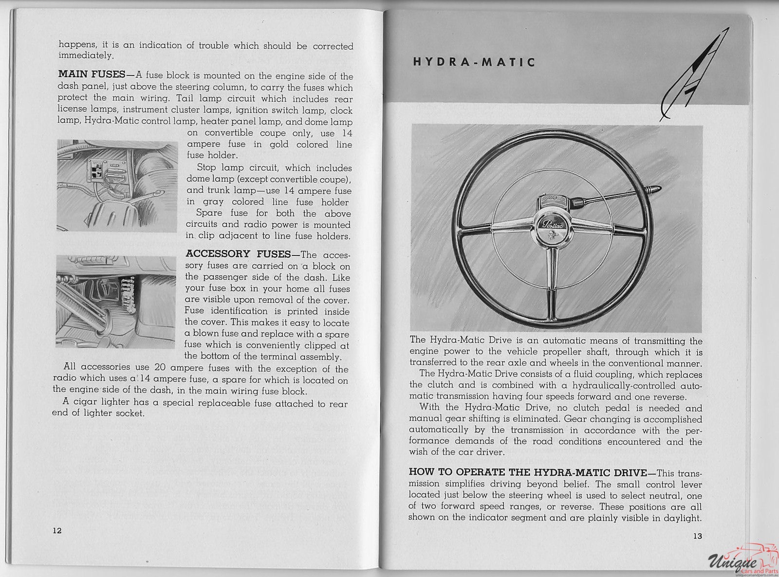 1950 Pontiac Owners Manual Page 27